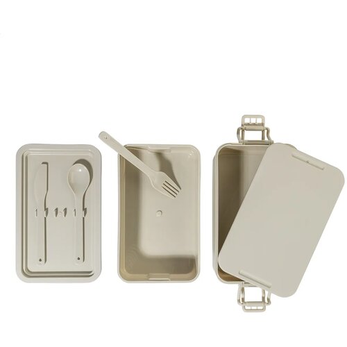 Duplox Stapelbare Lunchbox Natuurlijk