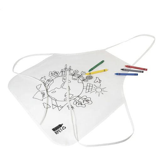 Ecolo Rpet Kleur Schort Wit