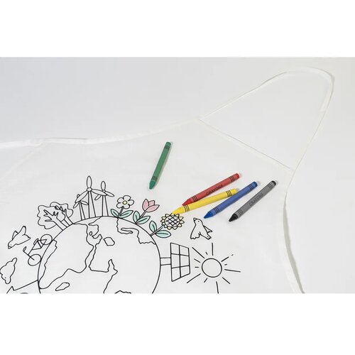Ecolo Rpet Kleur Schort Wit