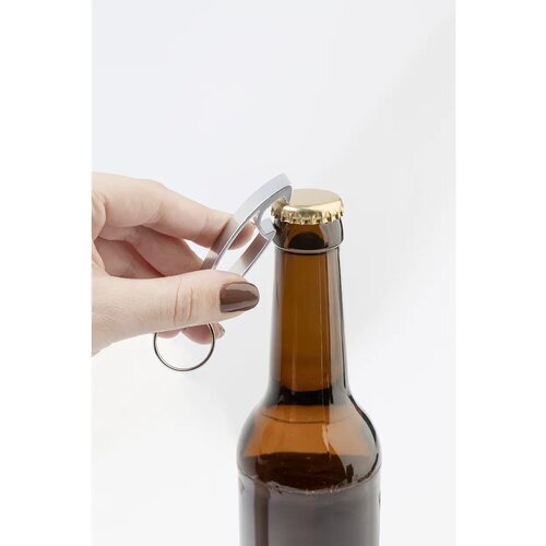 Ellopi Sleutelhanger Flesopener Zilver