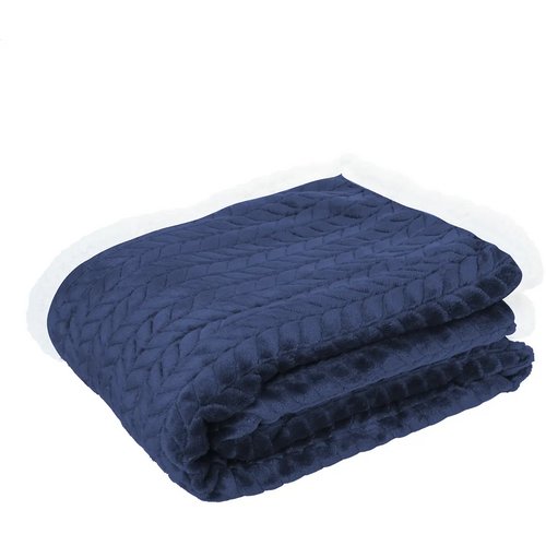 Foglio Rpet Deken Donker Blauw