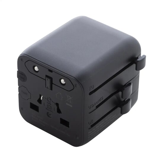 Jetsetter Pico Rpc-Reisadapter Zwart