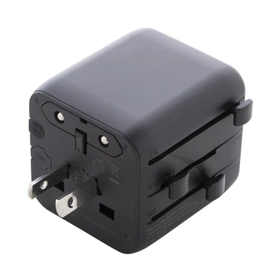 Jetsetter Pico Rpc-Reisadapter Zwart