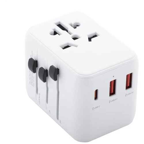 Jetsetter Plus Reis Adapter Wit