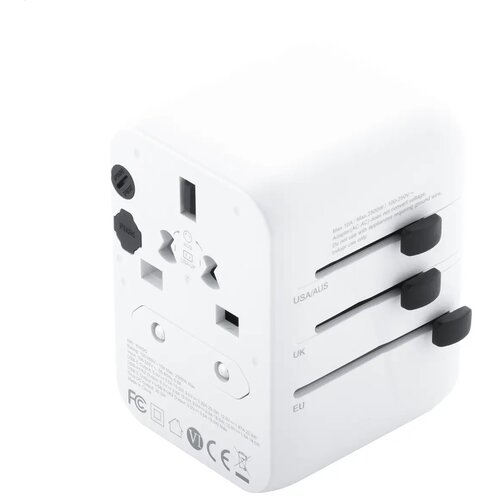 Jetsetter Plus Reis Adapter Wit