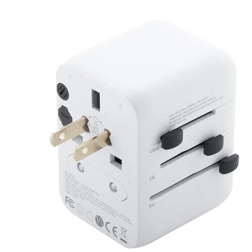 Jetsetter Plus Reis Adapter Wit