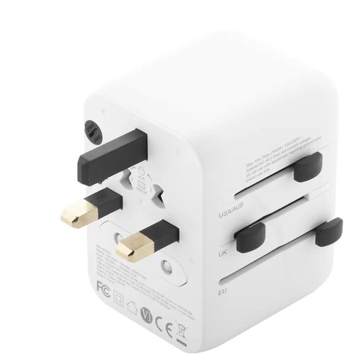Jetsetter Plus Reis Adapter Wit