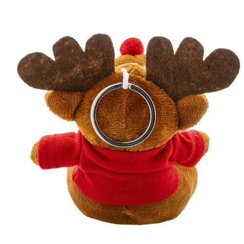 Julren Pluche Kerst Rendier Sleutelhanger Meerkleurig