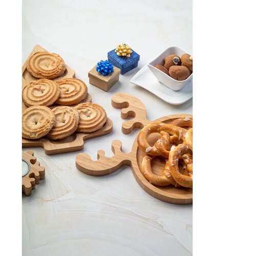 Kongle Kerst Snackbordje Natuurlijk