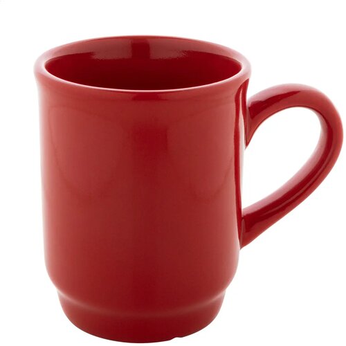 Marknad Stapelbare Keramische Mok Rood