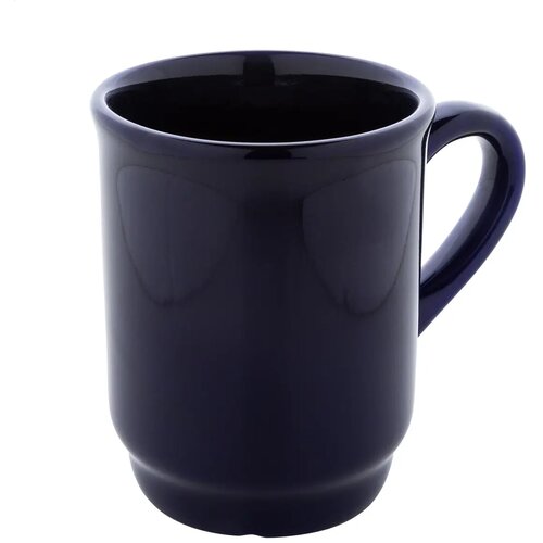 Marknad Stapelbare Keramische Mok Donker Blauw