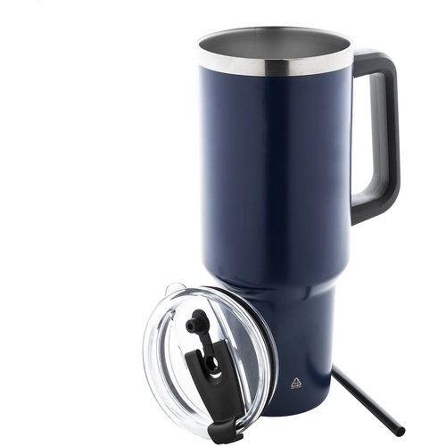 Massimus Thermosbeker Donker Blauw