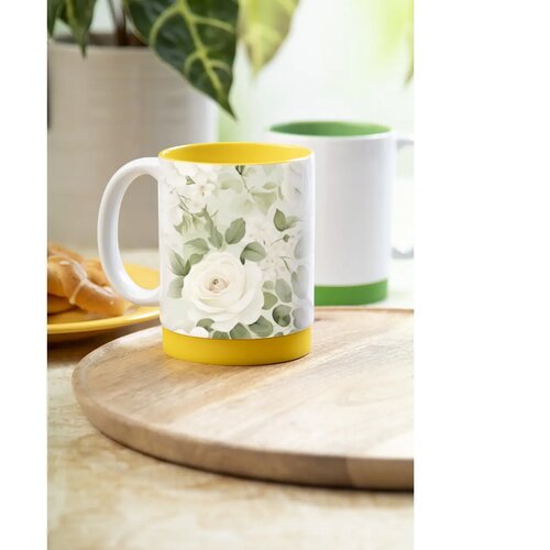 Multicolour Plus Sublimatie Mok Geel