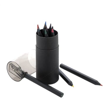 Nellery 12 Potlood Set Zwart