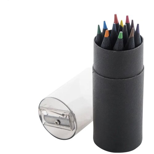 Nellery 12 Potlood Set Zwart