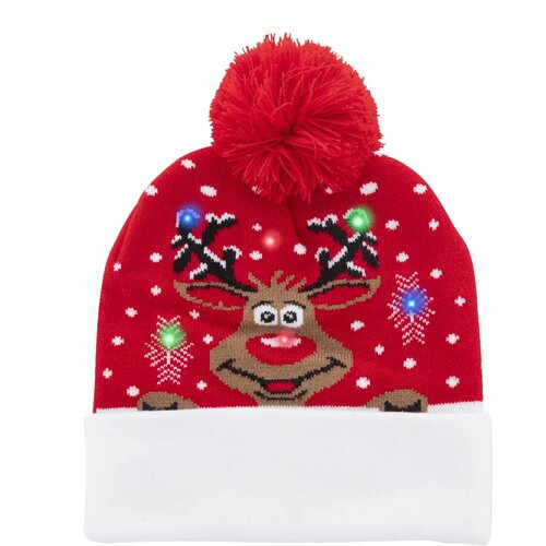 Norrsken Kerst Led Wintermuts, Rendier Rood