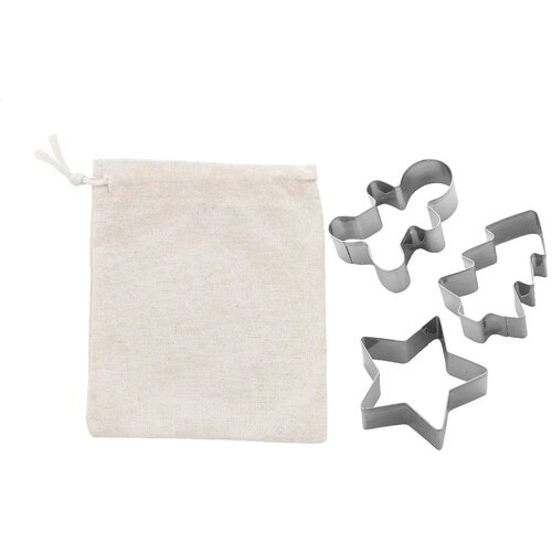 Pepparku Kerst Koekjes Cutter Set Zilver