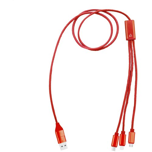 Ralong Usb-Oplaadkabel Rood