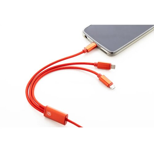 Ralong Usb-Oplaadkabel Rood