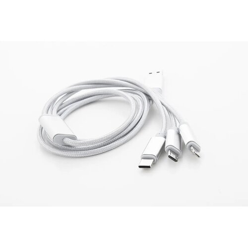 Ralong Usb-Oplaadkabel Zilver