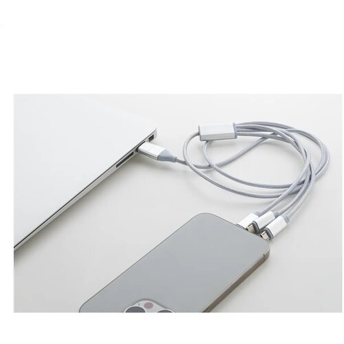Ralong Usb-Oplaadkabel Zilver