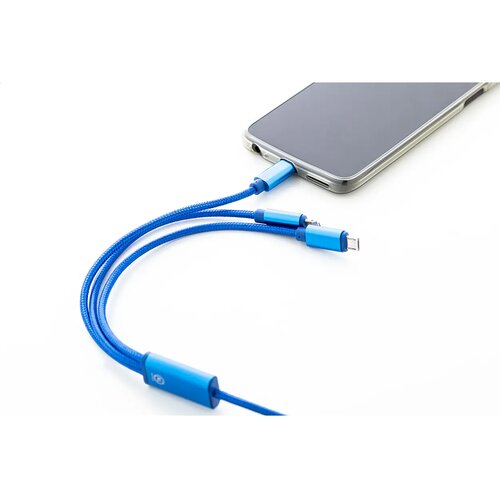 Ralong Usb-Oplaadkabel Blauw