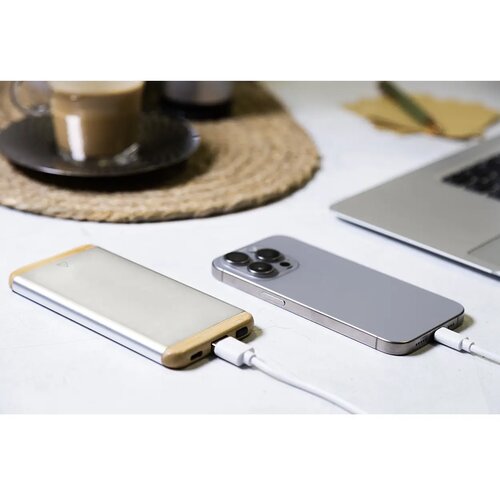 Ralubo Five Powerbank Zilver