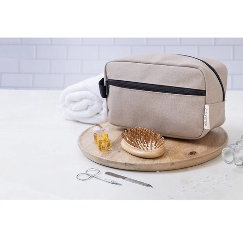 Rebyss Beauty Make-Up Tas Van Gerecycled Canvas Beige