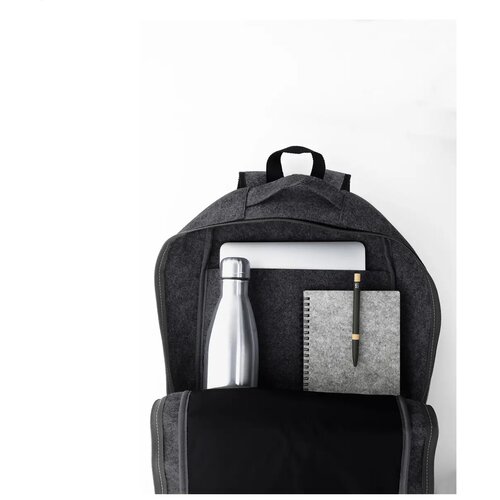 Refelt Back Rpet Vilten Rugzak Donker Grijs