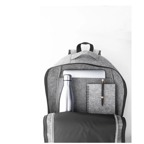 Refelt Back Rpet Vilten Rugzak Grijs