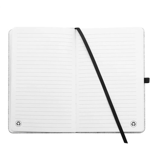 Refelt Note A5 Rpet Vilten Notitieboekje Grijs
