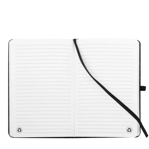 Refelt Note A5 Rpet Vilten Notitieboekje Donker Grijs