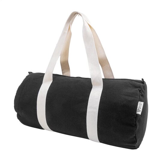 Rekan Duff Sporttas Van Gerecycled Canvas Zwart