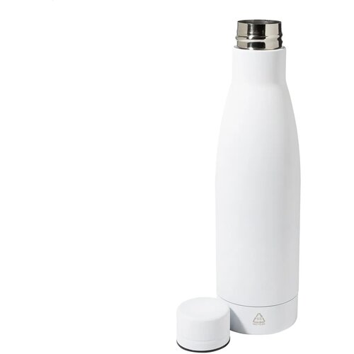 Rubbar Fles Van Gerecycled Roestvrij Staal Wit