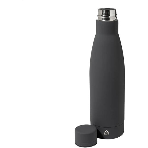 Rubbar Fles Van Gerecycled Roestvrij Staal Grijs