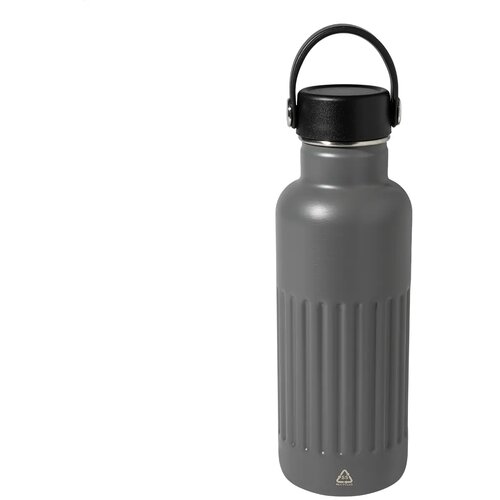 Streaky Go Geïsoleerde Fles Donker Grijs