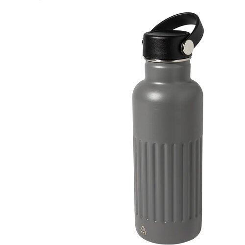 Streaky Go Geïsoleerde Fles Donker Grijs