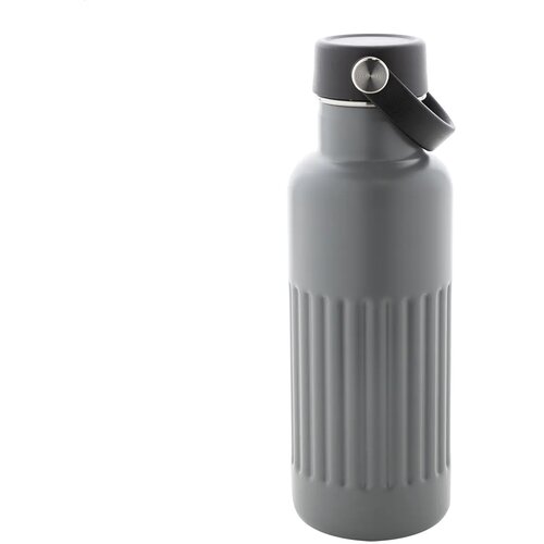 Streaky Go Geïsoleerde Fles Donker Grijs