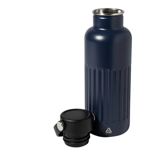 Streaky Go Geïsoleerde Fles Donker Blauw