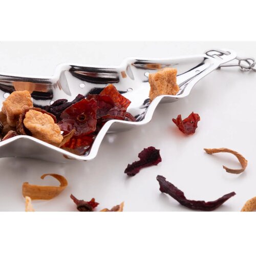 Suodatee Kerstthee-Ei, Kerstboom Zilver