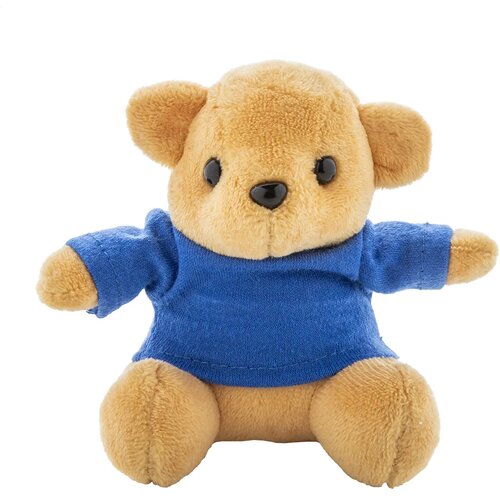 Teddyfob Pluche Teddybeer Sleutelhanger Blauw