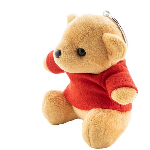 Teddyfob Pluche Teddybeer Sleutelhanger Rood