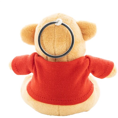 Teddyfob Pluche Teddybeer Sleutelhanger Rood
