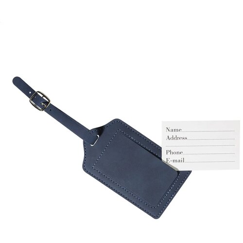 Twinpass Rpu Paspoort En Kofferlabel Set Donker Blauw