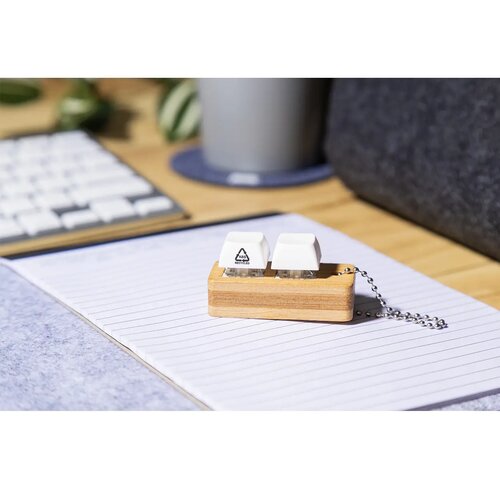 Typoo Antistress Sleutelhanger Wit