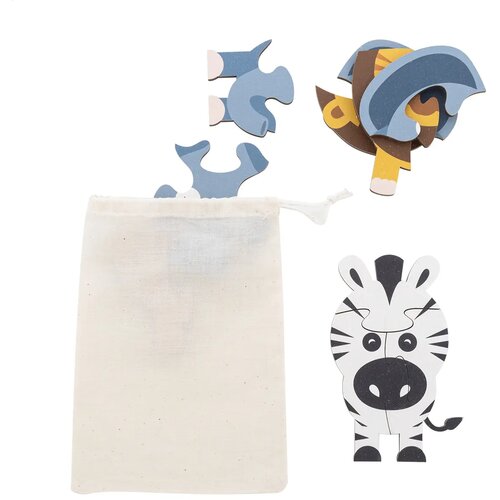 Zoofrik Puzzelgame, Dieren Meerkleurig