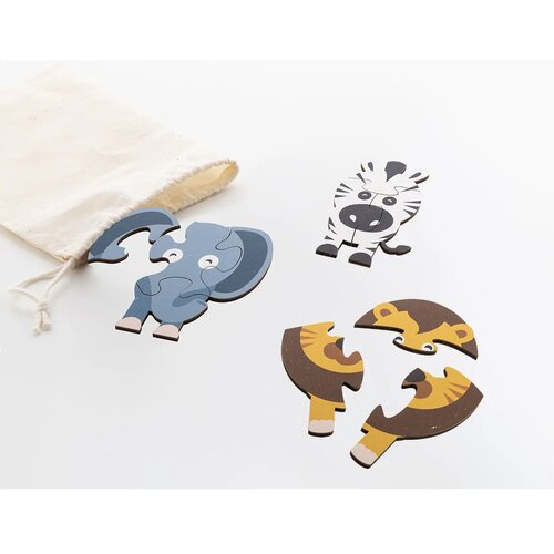 Zoofrik Puzzelgame, Dieren Meerkleurig