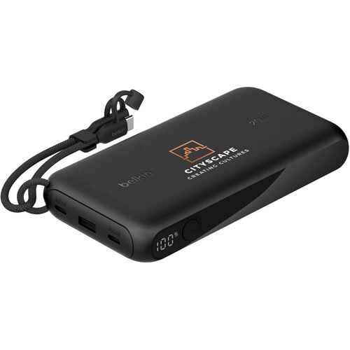 Belkin Boostcharge Powerbank 20K With Display Zwart