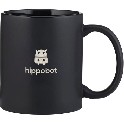 Kitty Mug Matt Black 350 Ml Mok Zwart