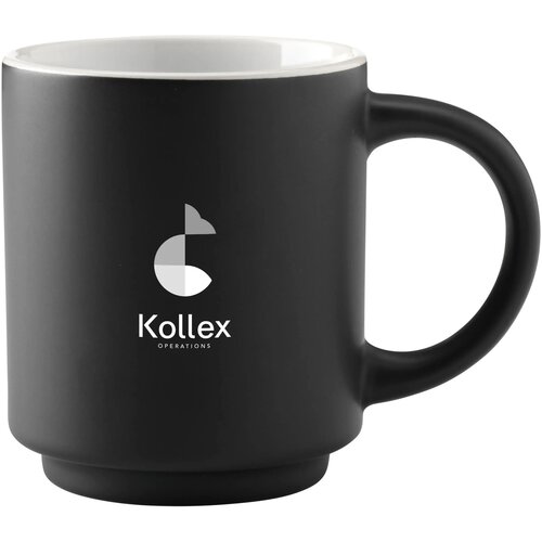 Stack Mug Black 180 Ml Zwart